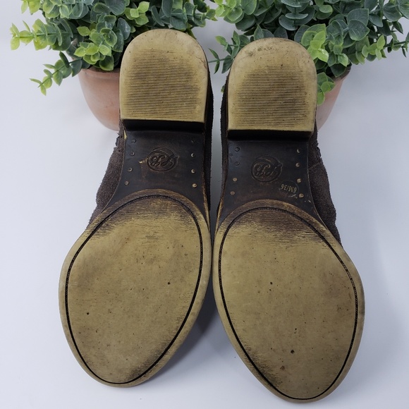 Lucky Brand Dark Brown Booties Size 6 - Picture 7 of 8